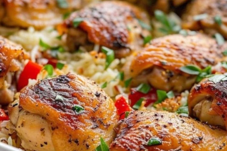 Italian Chicken Rice Casserole