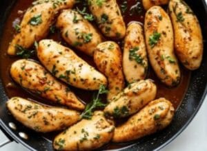 Garlic Butter Chicken Nuggets