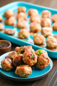 Baked Chicken Meatballs