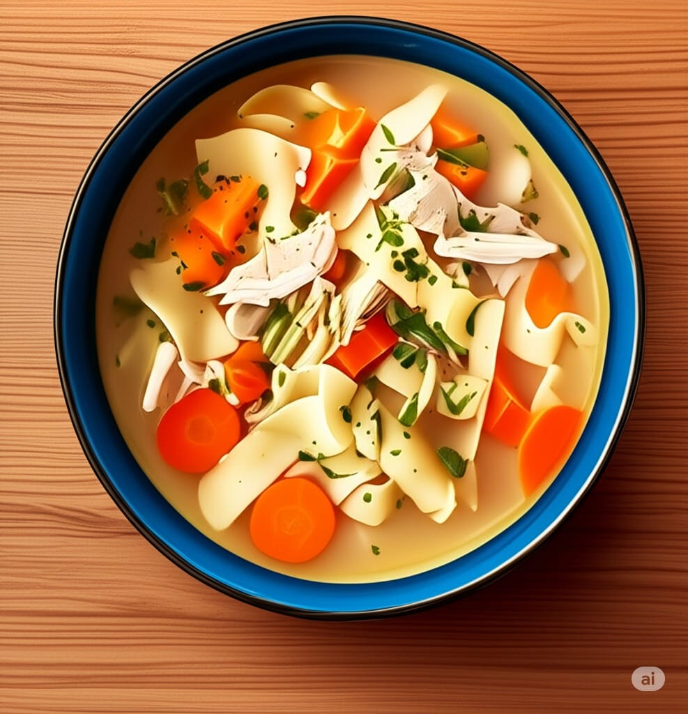 homemade chiken noodle soup