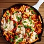 Baked Ziti with Spicy Ground Turkey