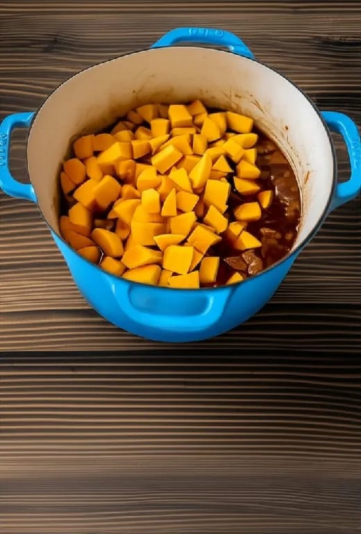 Beef Stew Featuring Pumpkin