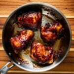 Sweet and Spicy Glazed Chicken Thighs
