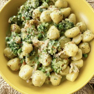 Creamy Pesto Gnocchi in One Pot