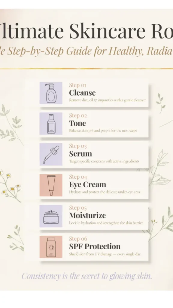 skincare routine