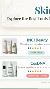 skin care ratings