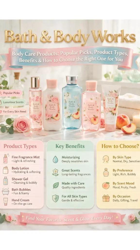bath & body works body care products