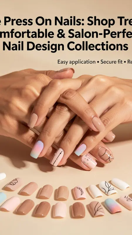 wide press on nails