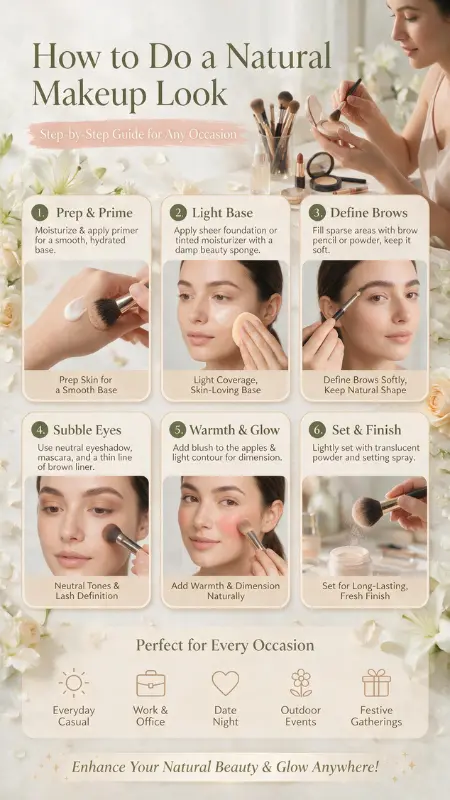 how to do a natural makeup look