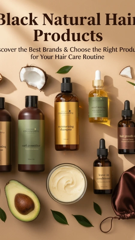 black natural hair products