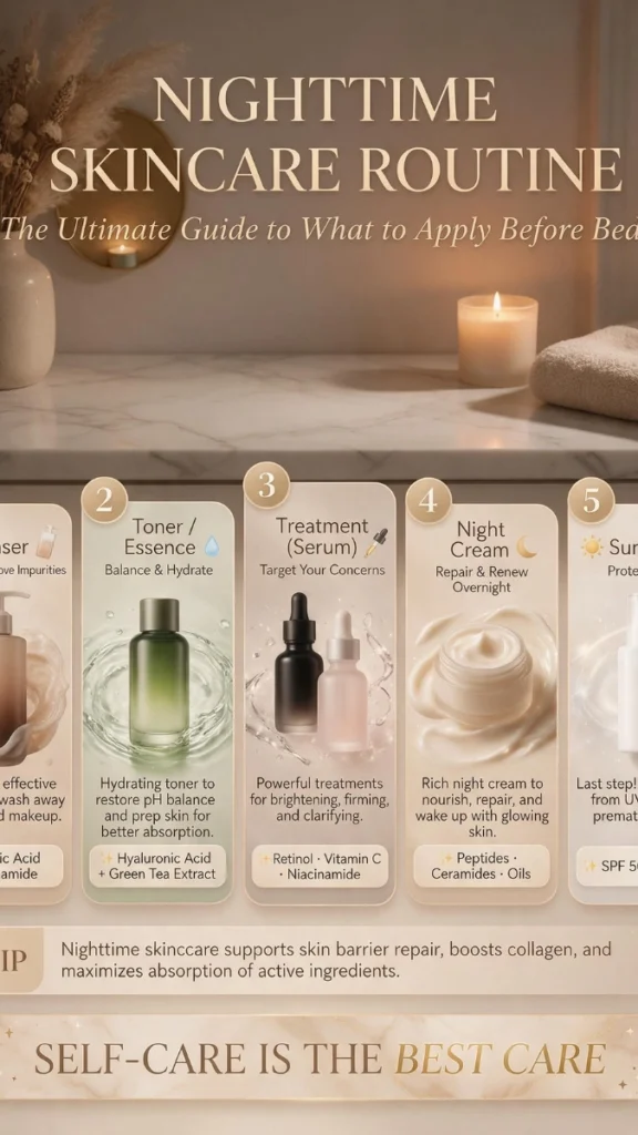 night skincare routine